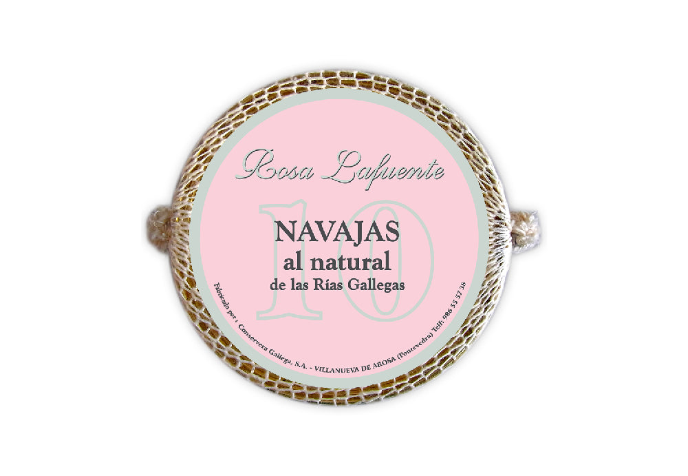 Galician Navaja natural from Rosa Lafuente | 10 PIECES